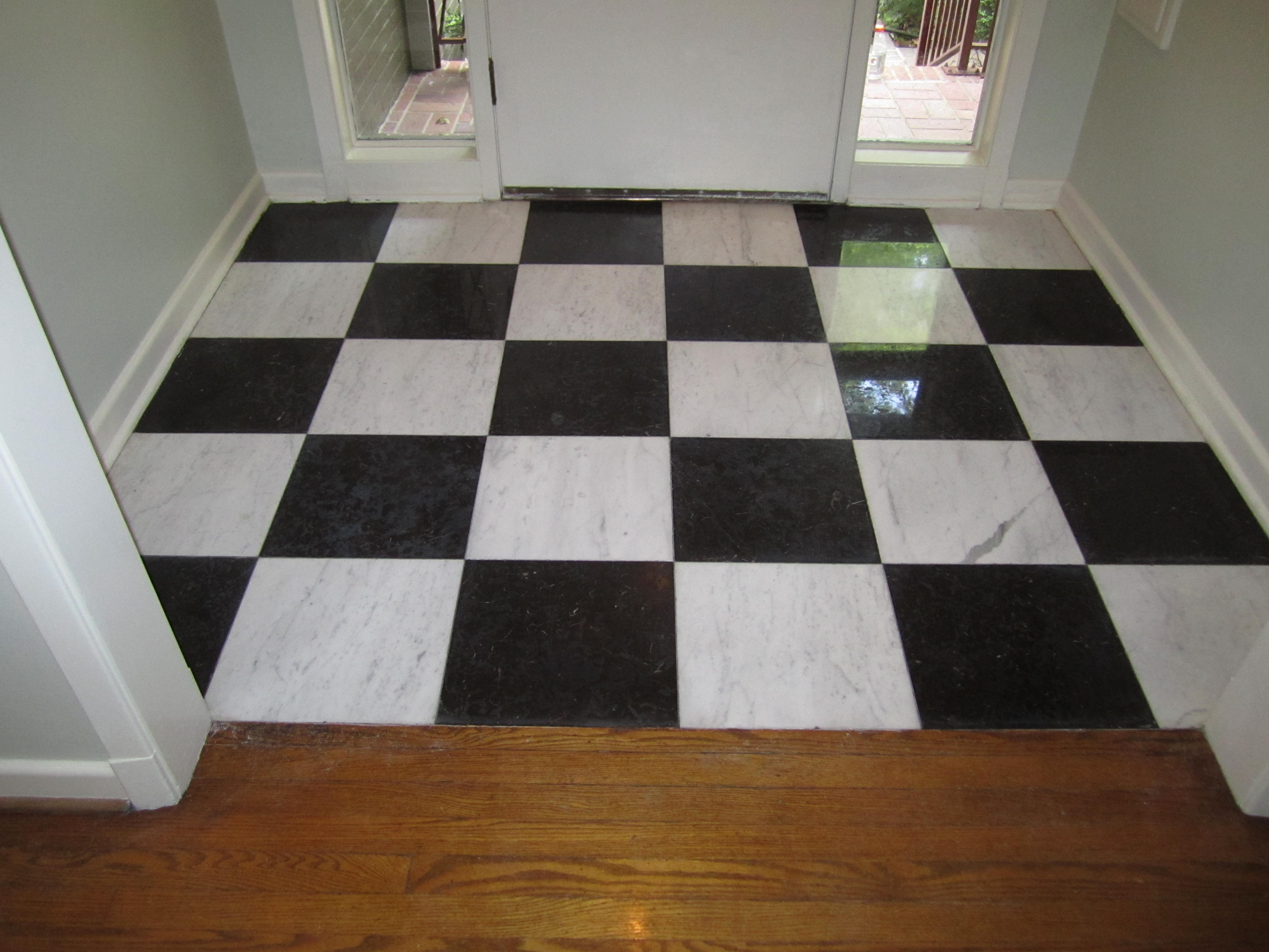 Checkerboard Marble Masterpiece